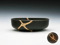 Small Brown Kintsugi Dish