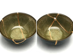 Small Olive Green Kintsugi Bowl