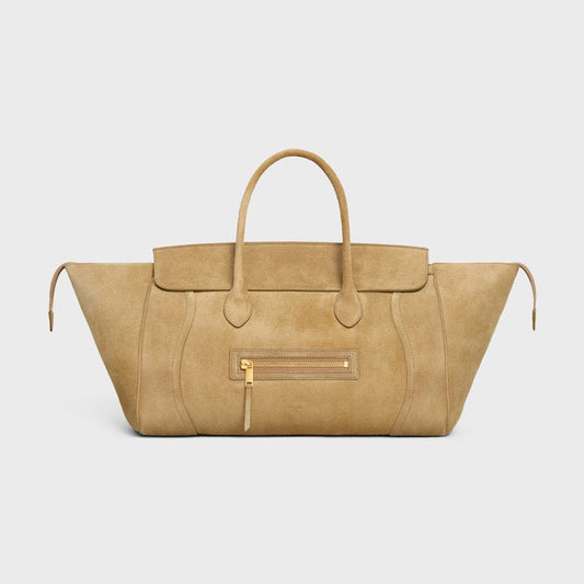 Celine New Luggage 36 Brown Suede