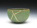 Medium Green Kintsugi Bowl