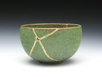 Medium Green Kintsugi Bowl