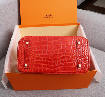 HM BIRKIN BAG 30 CANDY CROCODILE EMBOSSED CALFSKIN