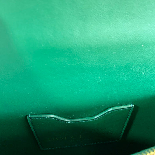 devotion 24 top-handle dark green calfskin