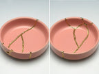 Small Pink Kintsugi Dish