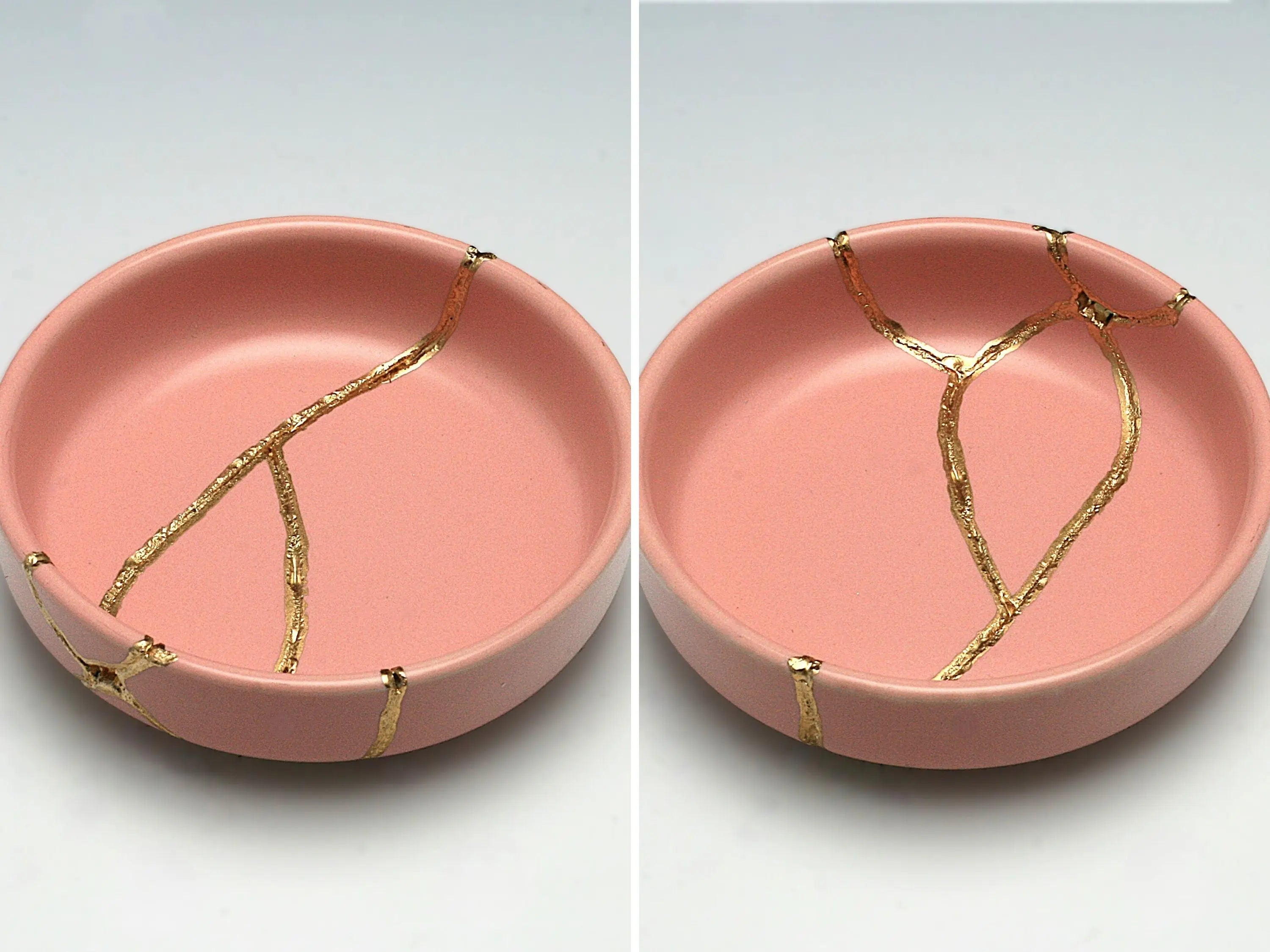 Small Pink Kintsugi Dish