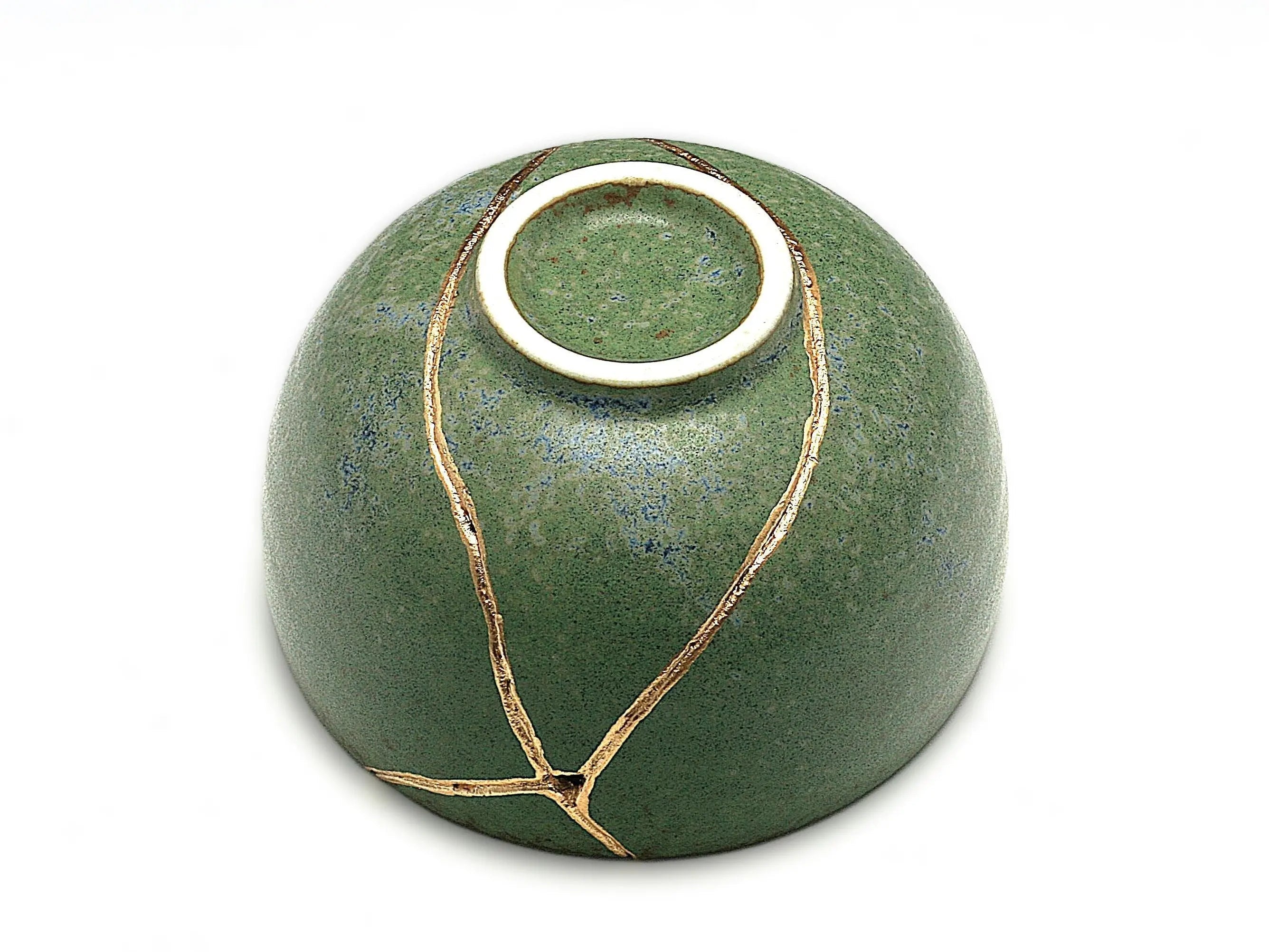 Medium Green Kintsugi Bowl
