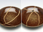 Medium Brown Kintsugi Plate