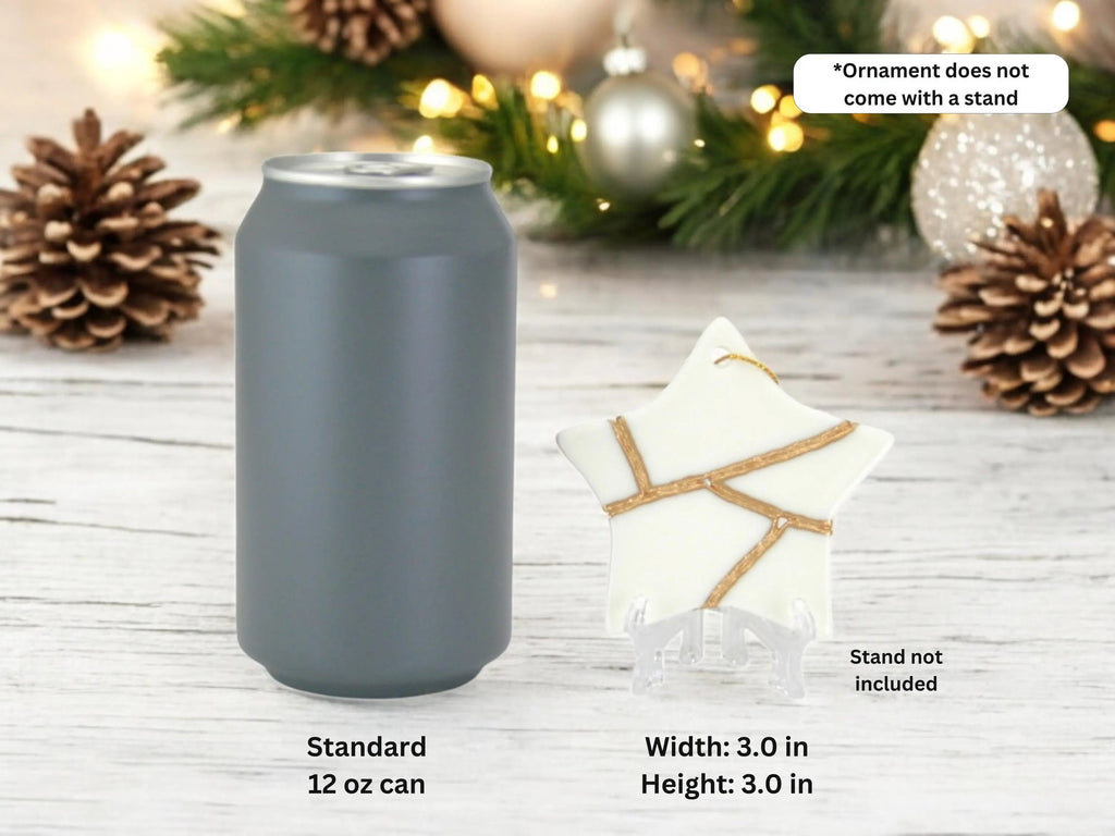 Star Shaped Kintsugi Ornament