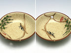 Small Beige Kintsugi Plate with Image
