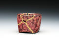 Small Pink Kintsugi Saki Cup