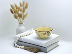 Medium Beige Kintsugi Bowl with Images