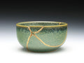 Medium Green Kintsugi Bowl