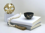 Small Black Kintsugi Teacup