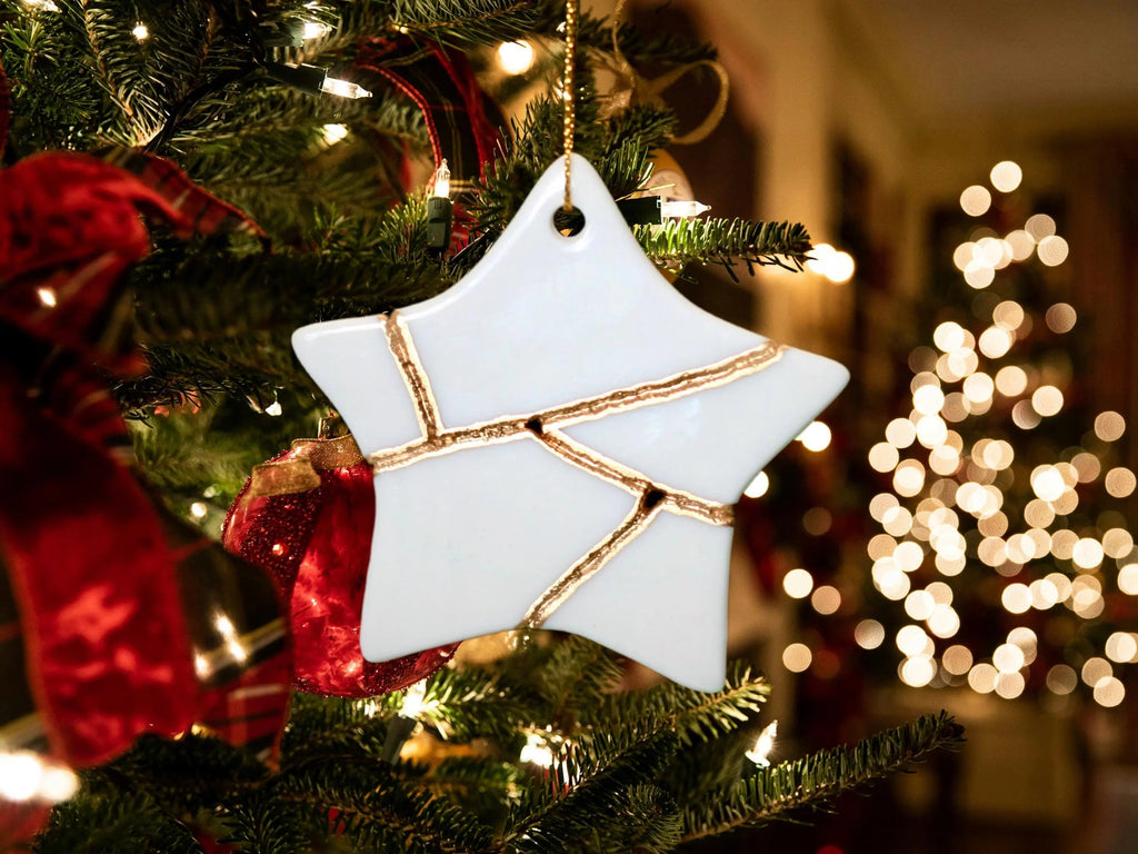 Star Shaped Kintsugi Ornament
