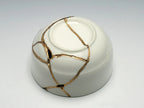 Medium White Kintsugi Bowl