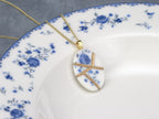 Timeless Blue Kintsugi Necklace