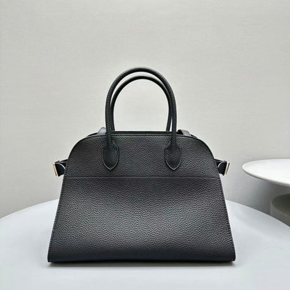 The Row Margaux 12 Black Leather