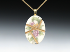 Delicate Floral Kintsugi Necklace