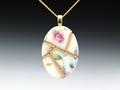Pastel Floral Kintsugi Necklace