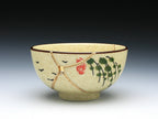 Medium Beige Kintsugi Bowl with Images