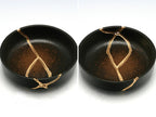 Small Brown Kintsugi Dish