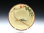 Small Beige Kintsugi Plate with Image