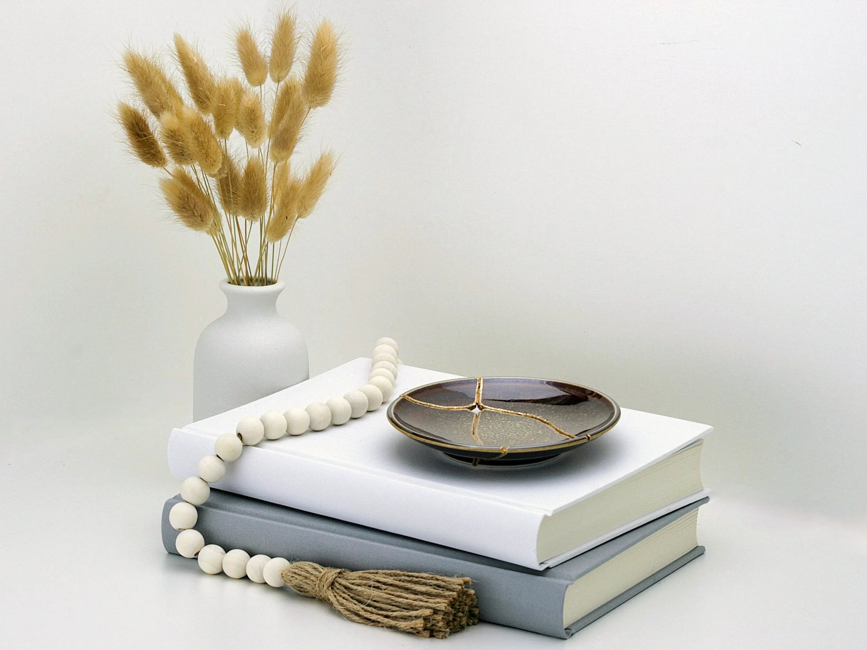 Medium Brown Kintsugi Plate