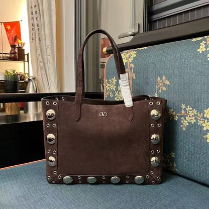 Valentino Garavani NellcÃ´te Suede Shopping Bag