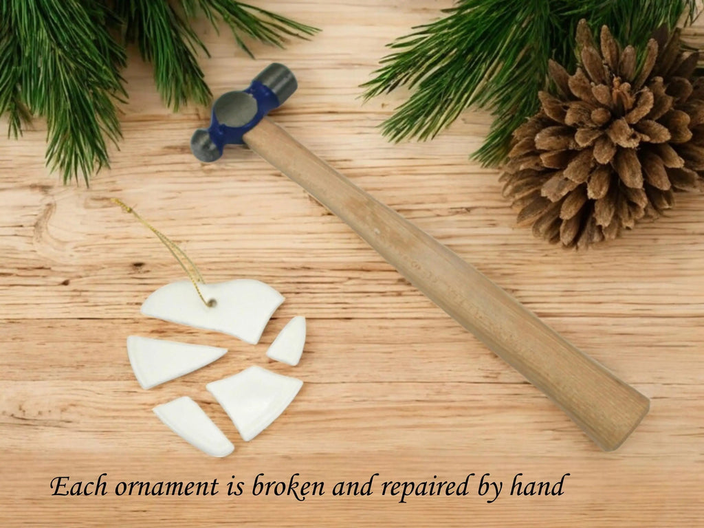 Heart Shaped Kintsugi Ornament