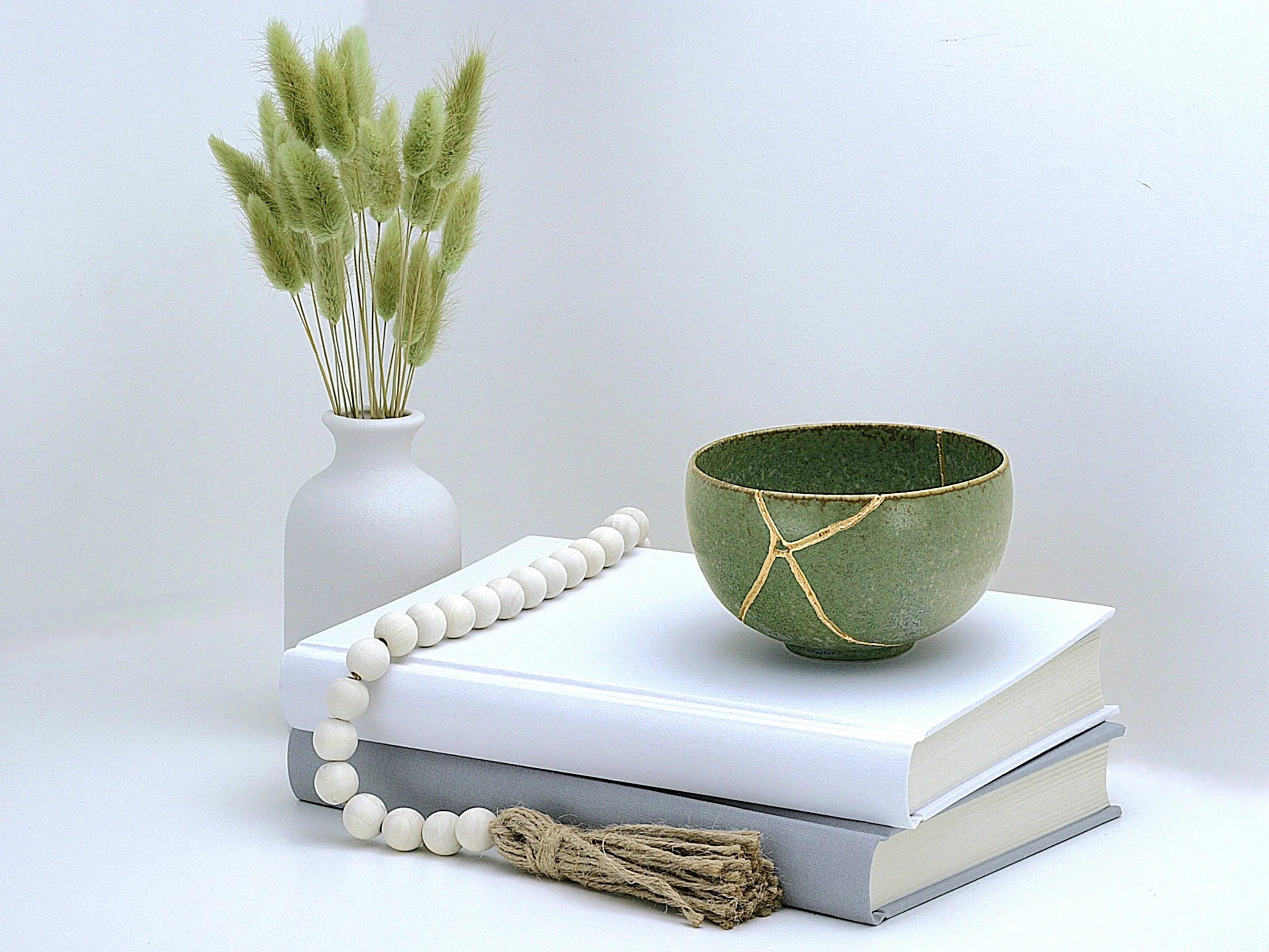 Medium Green Kintsugi Bowl