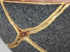 Small Pink and Gray Kintsugi Bowl