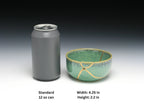 Medium Green Kintsugi Bowl