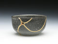 Medium Grey Kintsugi Bowl