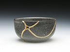 Medium Grey Kintsugi Bowl