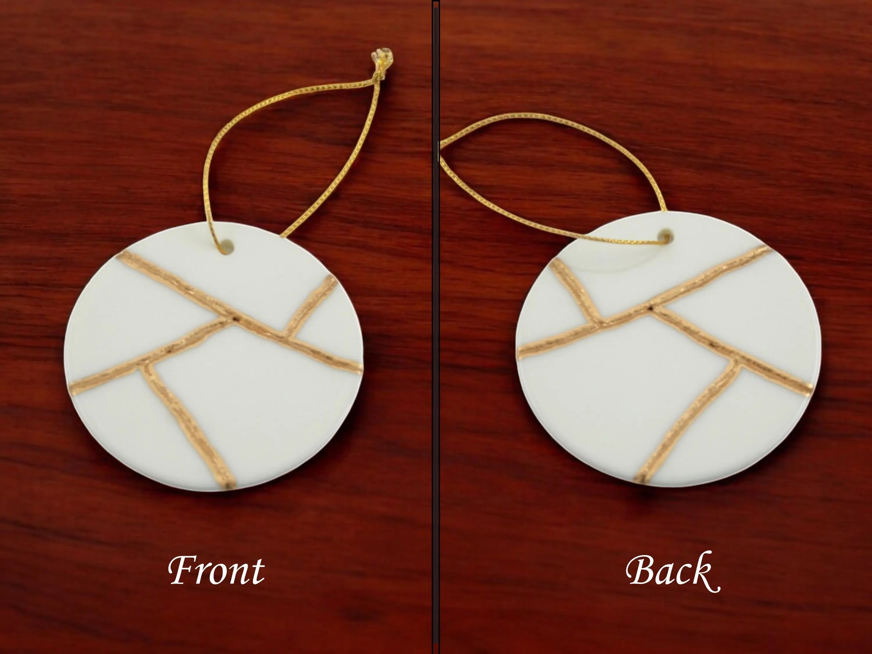 Circle Shaped Kintsugi Ornament