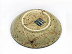 Small Beige Kintsugi Plate with Fish Image