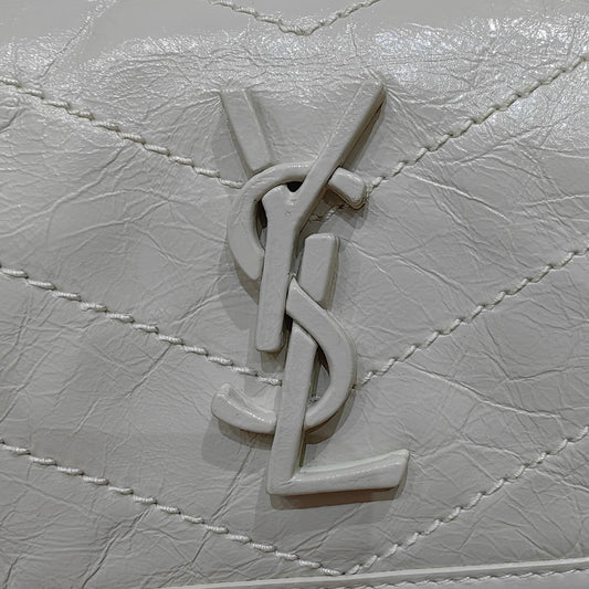 YSL Niki Baby Bag Light Beige Calfskin 338902