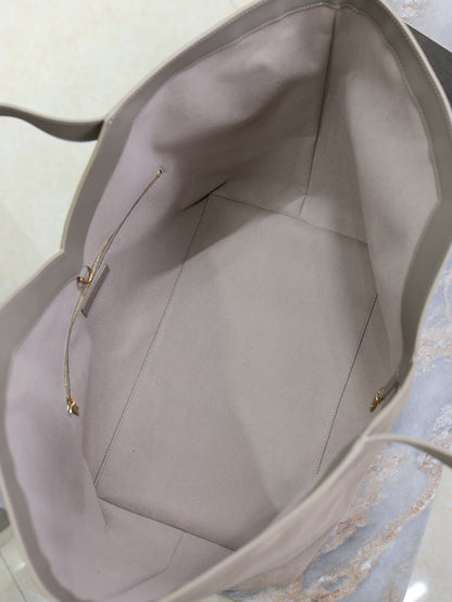 Y Tote Bag Gray Suede