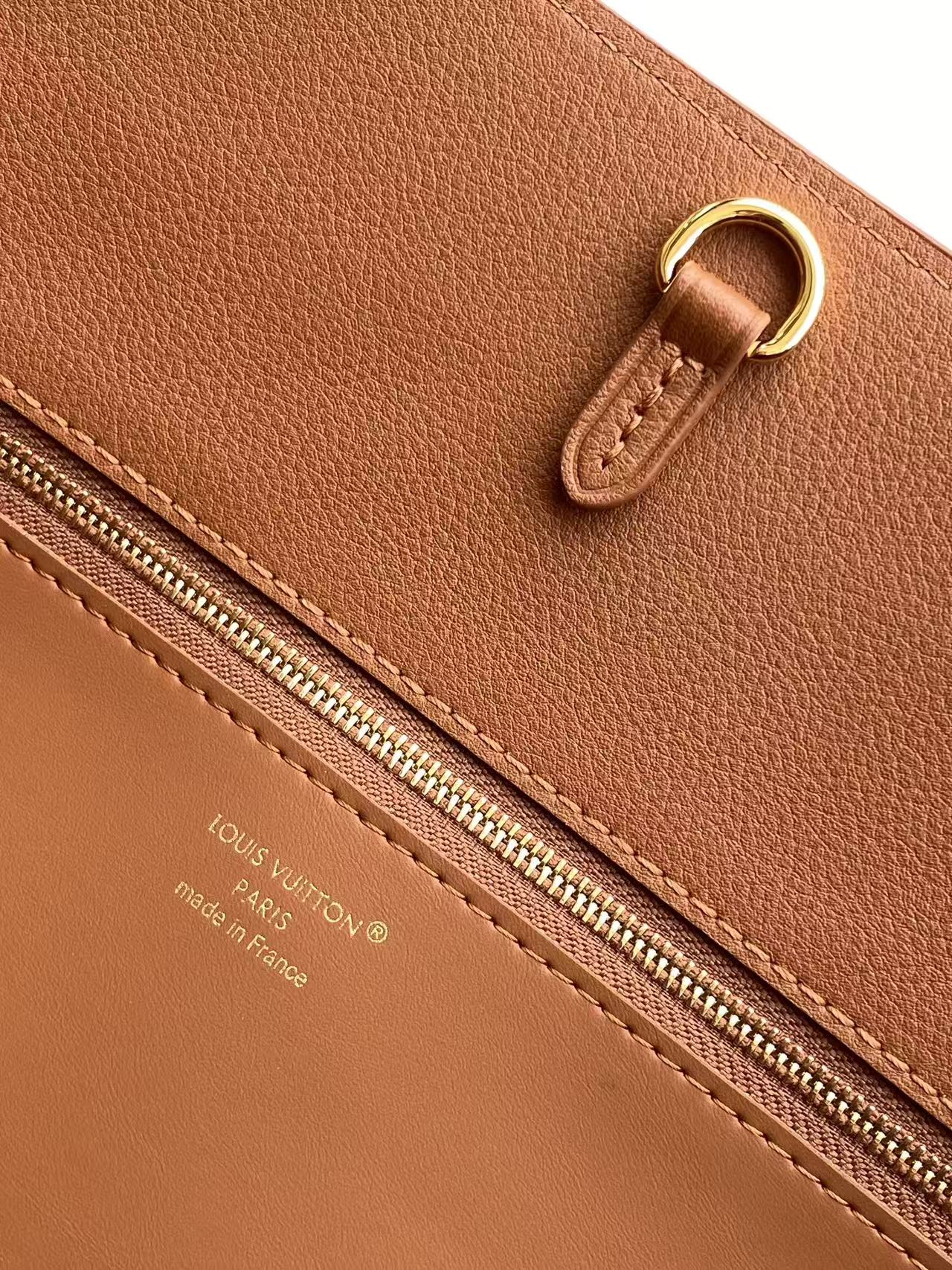 LV Vendome PM Brown Supple Calfskin