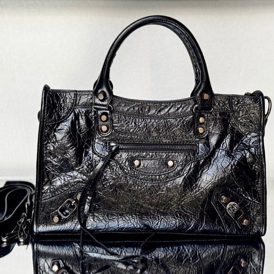 Balenciaga Le City Bag Black Lambskin