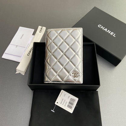 CC Passport Holder Sliver Sheepskin 234709
